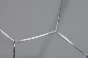 アルミｔ0.1ｍｍ溶接寄り写真